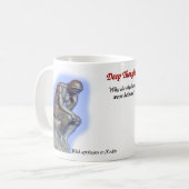 13 tiefe Gedanken Kaffeetasse (Vorderseite Links)