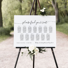 13 Tische für moderne Sitze Poster