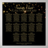 13 Tischschimmernde Glitzern Hochsitzdiagramm Poster (Vorne)