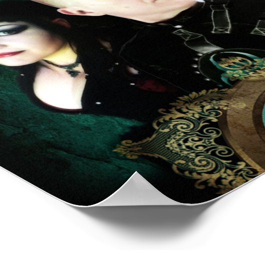 13 Uhr 8x10 kleines Poster (Ecke)