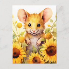 13 von 17 Sonnenblumengarten Miceville Postkarte