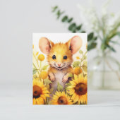 13 von 17 Sonnenblumengarten Miceville Postkarte (Stehend Vorderseite)