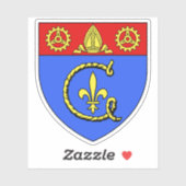 13. (XIII) Arrondissement Paris - Gobelins Aufkleber (Blatt)