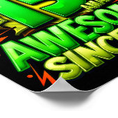 13 Year Old For Boys 13th Birthday Boy 13 Year Old Poster (Ecke)