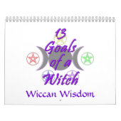 13 Ziele u. Wiccan Klugheits-Kalender Kalender (Titelbild)