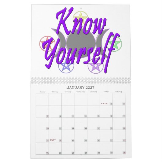 13 Ziele u. Wiccan Klugheits-Kalender Kalender (Jan 2027)