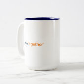13oz Mug - Blue Interior Zweifarbige Tasse (Vorderseite Links)