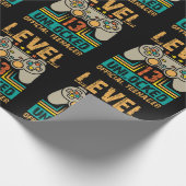 13th Birthday Gift Boys Level 13 Unlocked Official Geschenkpapier (Ecke)