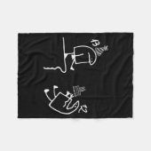 13th Birthday Party Funny Teenager 13 Year Old Boy Fleecedecke (Vorderseite (Horizontal))