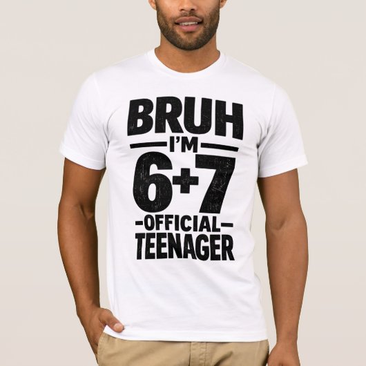 13th Birthday Shirt Funny Meme 6 7 Birthday 13  (Vorderseite)