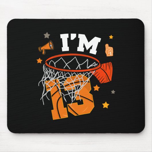 13th Birthday Sketll Boy 13 Yr Old Thirteen Years  Mousepad (Vorne)