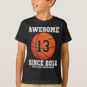 13th Birthday Sketll Fan 13 Years Old Official Tee (Vorderseite)