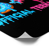 13th Birthday Teenager 6+7 67 Donalt Drip  Poster (Ecke)