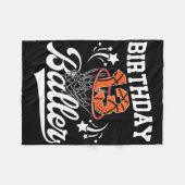 13th Sketll Birthday Thirteen Year Old Sketll Play Fleecedecke (Vorderseite (Horizontal))