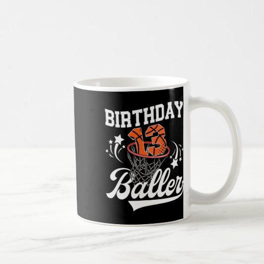 13th Sketll Birthday Thirteen Year Old Sketll Play Kaffeetasse (Rechts)