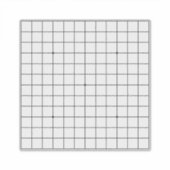 13x13 Goban Transparent anpassbar 14"x14" Decal Aufkleber (Vorderseite)