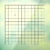 13x13 Goban-transparenter, anpassbarer Decal Fensteraufkleber (Blatt 3)