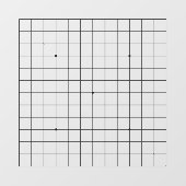 13x13 Goban-transparenter, anpassbarer Decal Fensteraufkleber (Blatt)