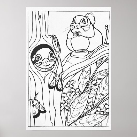 13x19 Farbplakat Sibirische Fliegeneisen Poster (Vorne)