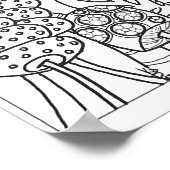 13x19 Farbposter-Schmetterling Poster (Ecke)