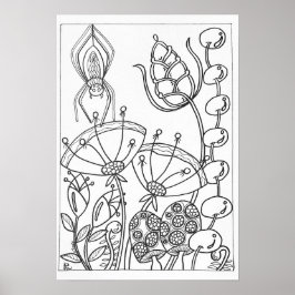 13x19 Farbposter-Spinne Poster