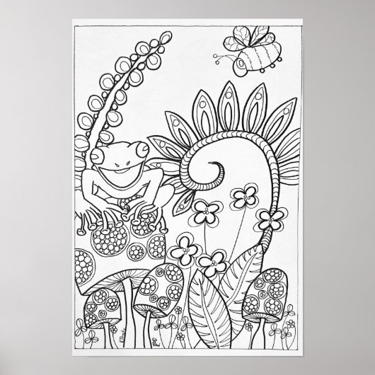 13x19 Posterfrosch Poster (Vorne)