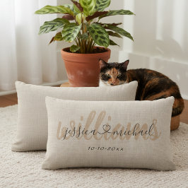 13x21 Rustikale Personalisierte Hochzeit Lumbalkis Lendenkissen