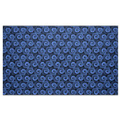 140216 Spirals - Baby Blue on Black Stoff (Fat Quarter (45,7 x 55,9 cm))