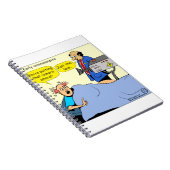 1406 Cartoon für die Koloskopie Notizblock (Rechte Seite)