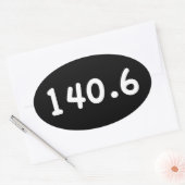 140.6 OVALER AUFKLEBER (Umschlag)