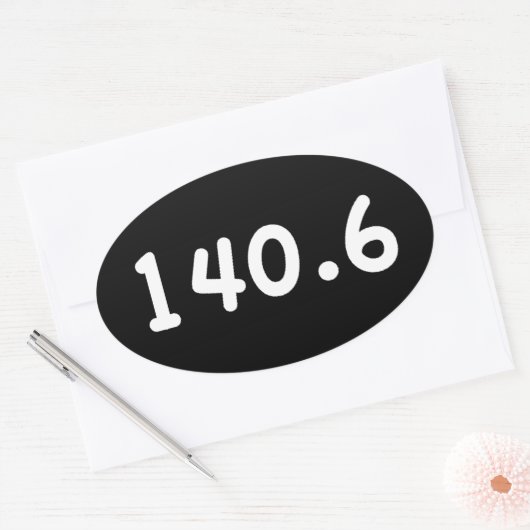 140.6 OVALER AUFKLEBER (Umschlag)