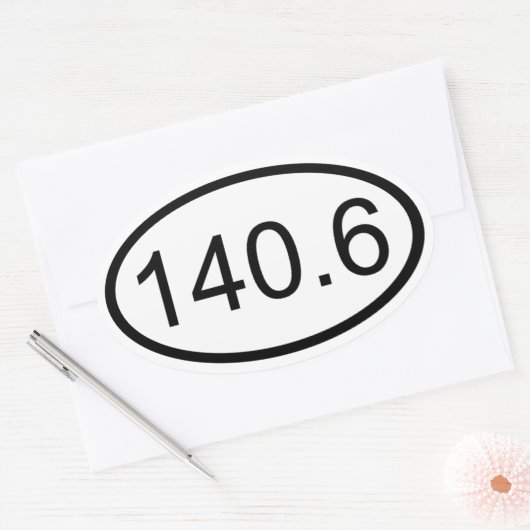 140.6 OVALER AUFKLEBER (Umschlag)