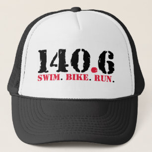 140,6 Schwimmen-Fahrrad-Lauf Truckerkappe