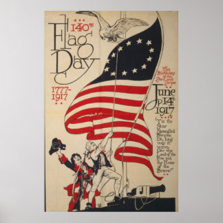 140. Tag der Flagge Poster