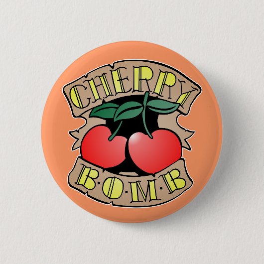 1413032011 Kirschbombe Inverso (Rocker & Kustom) Button (Vorderseite)
