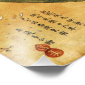 1418 Chinesische Weltkarte von Gavin Menzies Fotodruck (Ecke)