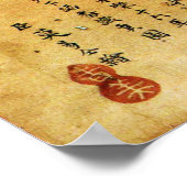 1418 Chinesische Weltkarte von Gavin Menzies Poster (Ecke)