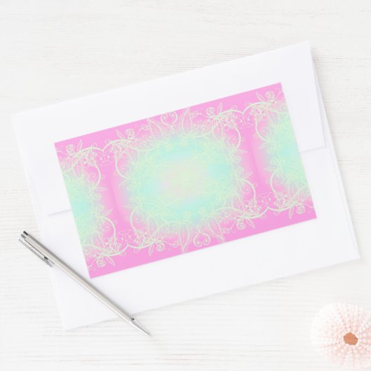 141 RECHTECKIGER AUFKLEBER (Umschlag)