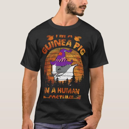 142 Guinea Schweinehaltungskostüm für Menschen T-Shirt (Vorderseite)