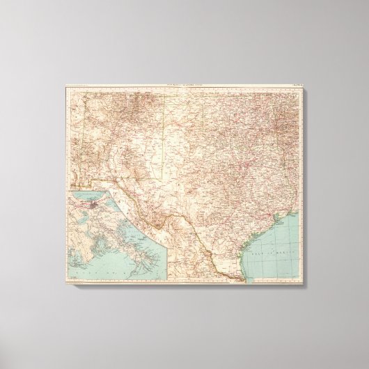 14344 NM, Okla, Tex Leinwanddruck (Vorderseite)