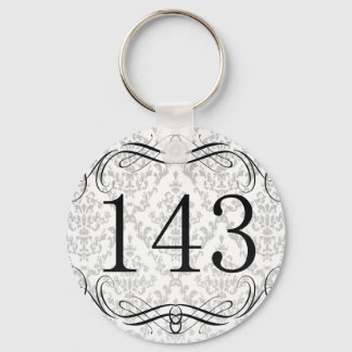 143 Flächencode Schlüsselanhänger