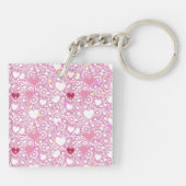 143 geheime QR-Code-Nachricht, dekodieren, sagen S Schlüsselanhänger (Rückseite)