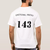 143 Jersey-Shirt T-Shirt (Rückseite)