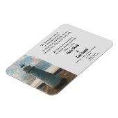 143 Leuchtturm Wasserfarbe Einladung Hochzeit Magnet (Linke Seite)