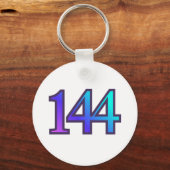 144 Angel Number Confirmation Schlüsselanhänger (Vorderseite)