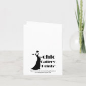 1458-Wedding Cake, Bouquet, Rings and Veil Einladung (Rückseite)