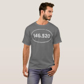 146520 MHz National Simplex Frequency Ham Radio T-Shirt (Vorne ganz)