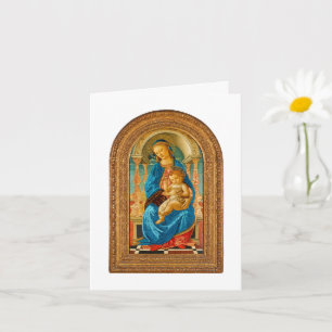 1470 Botticelli Madonna mit Kind auf dem Thron Karte