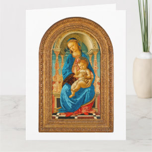 1470 Botticelli Madonna mit Kind auf dem Thron Karte