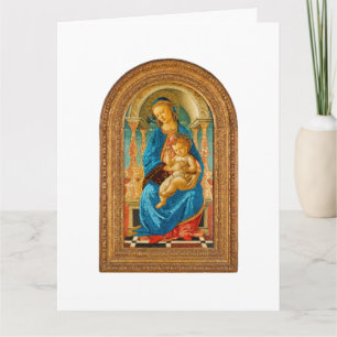 1470 Botticelli Madonna mit Kind auf dem Thron Karte